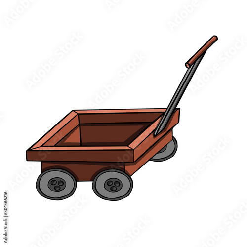 symbol cart dacha, suburban, construction