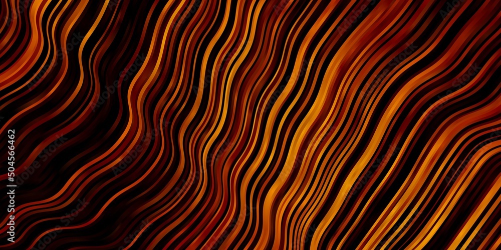 Dark Orange vector backdrop with circular arc. Dark Orange vector backdrop with circular arc.