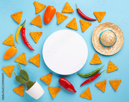 Cinco de Mayo (Fifth of May) celebration concept. Mexican background fiesta holiday time.