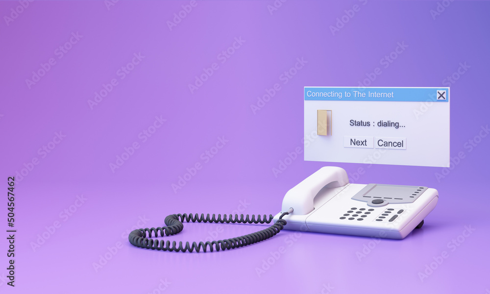 Abstract aesthetic background with 90s style system message windows
