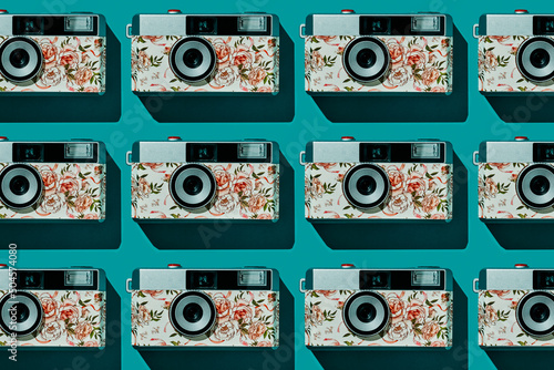 customized cameras mosaic photo