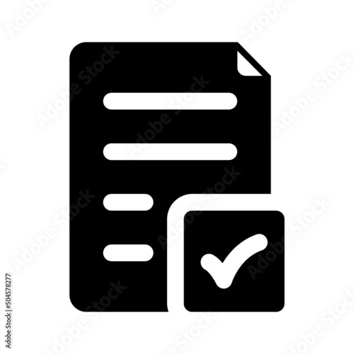 solid icon for Document ready