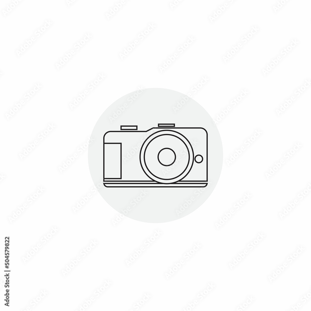 Camera icon vector for your UI illustration