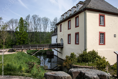 Moated castle photo