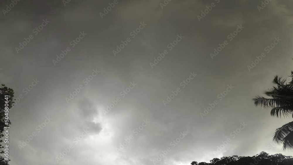 Timelapse of Rain Clouds Fast Moving Wide Angle View Raw Ungraded 4K Timelapse of Rain Clouds Fast Moving Wide Angle View Raw Ungraded 4K