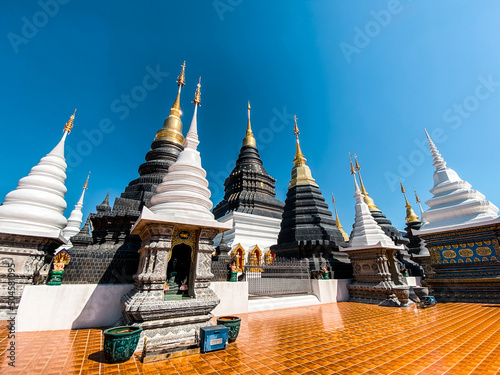 Wat Ban Den or Wat Banden complex temple in Mae Taeng District, Chiang Mai, Thailand photo