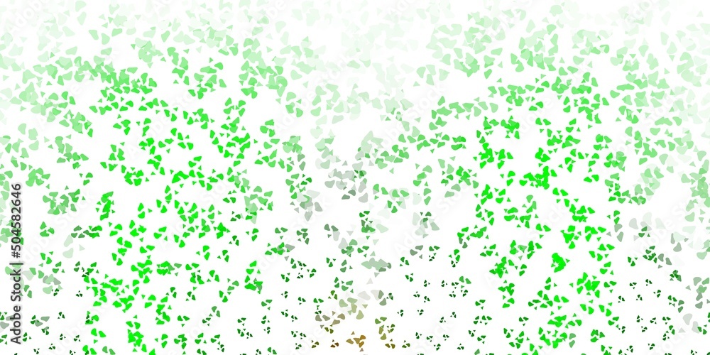 Light green, yellow vector backdrop with chaotic shapes. Light green, yellow vector backdrop with chaotic shapes.