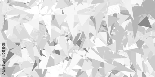 Light Gray vector layout with triangle forms.