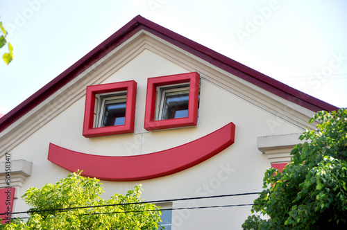 Smiling house