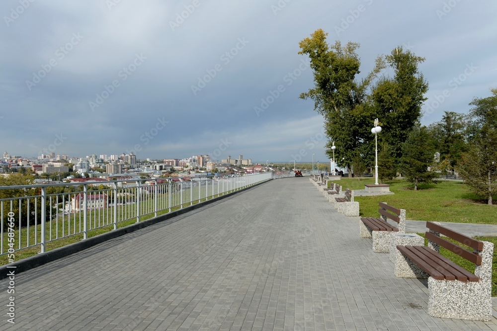 Upland Park in the Siberian city of Barnaul