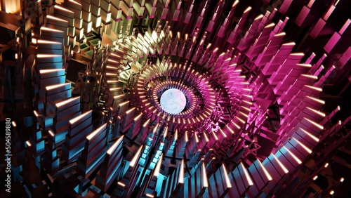 Tableau sur toile Abstract reactor