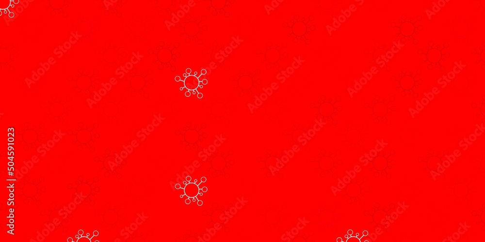 Dark red vector backdrop with virus symbols. Dark red vector backdrop with virus symbols.