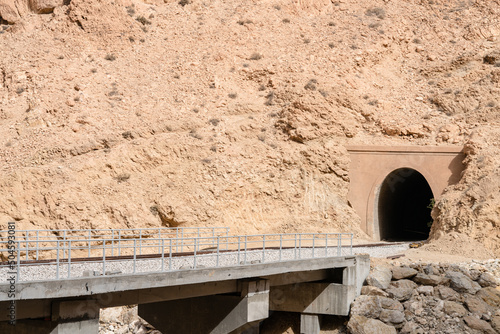 views of Selja Gorges train -western Tunisia -Gafsa governorate - Tunisia photo