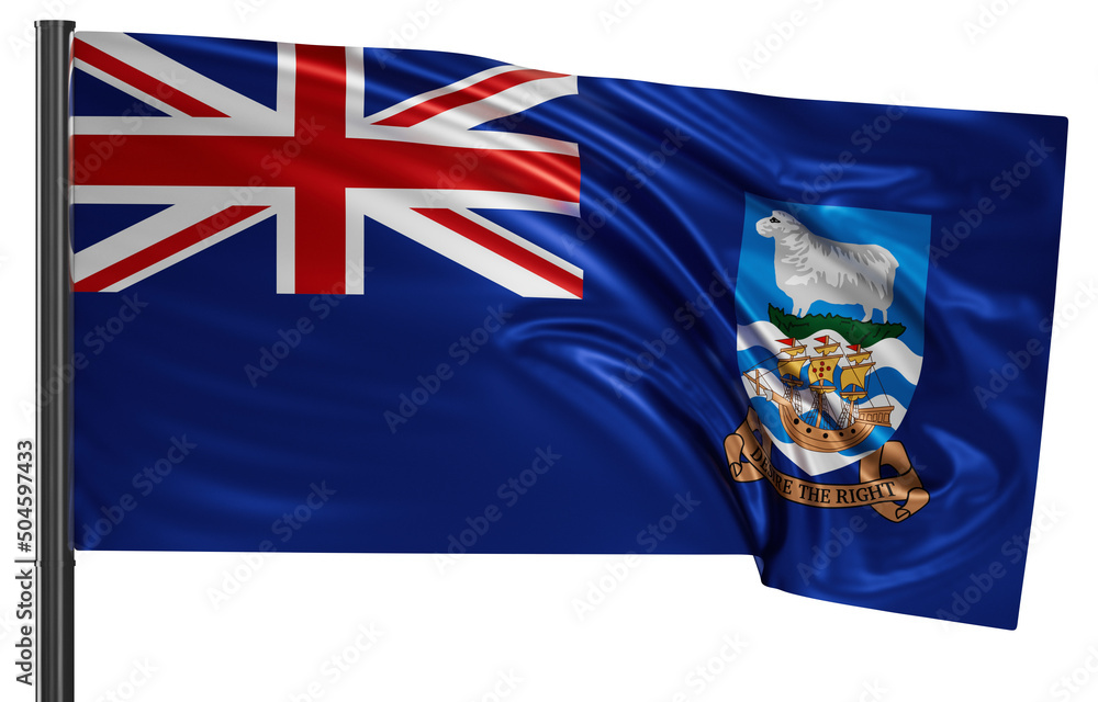Fototapeta premium Falkland Islands national flag