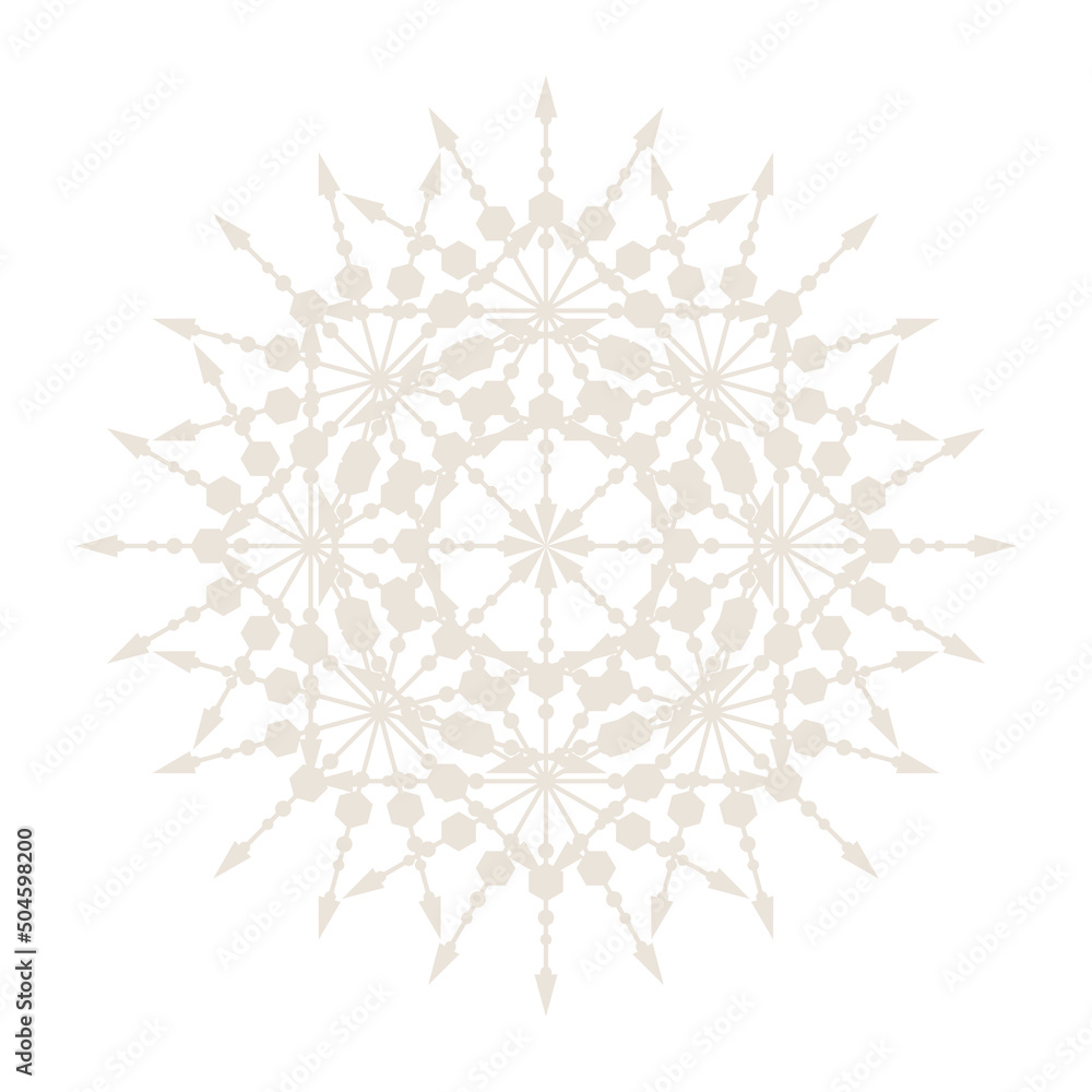 Mandala Round Circle Lace Symbol Icon. Abstract Oriental Mandala Template. Yoga Style Arabesque Pattern Elegant Element Icon Mandala Round Circle Lace Symbol Icon. Abstract Oriental Mandala Template. Yoga Style Arabesque Pattern Elegant Element Icon