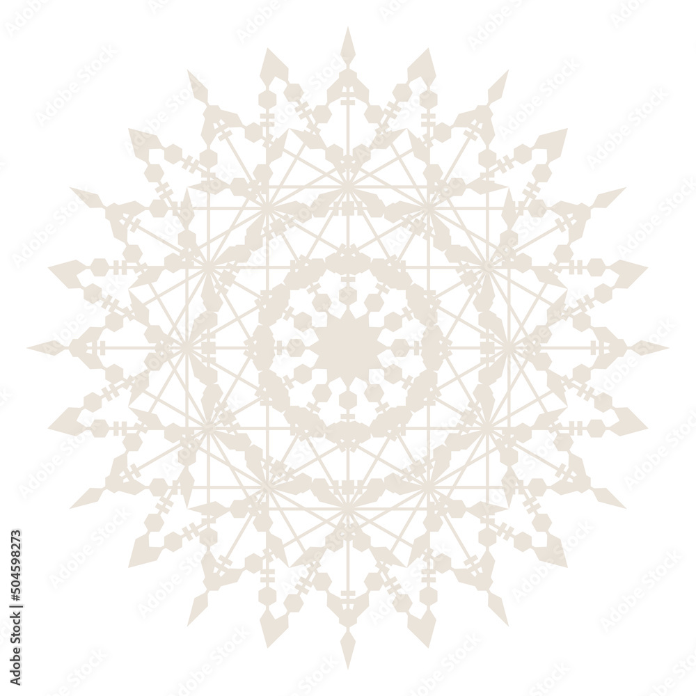 Mandala Round Circle Lace Symbol Icon. Abstract Oriental Mandala Template. Yoga Style Arabesque Pattern Elegant Element Icon Mandala Round Circle Lace Symbol Icon. Abstract Oriental Mandala Template. Yoga Style Arabesque Pattern Elegant Element Icon