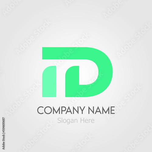 green company logo with gray background