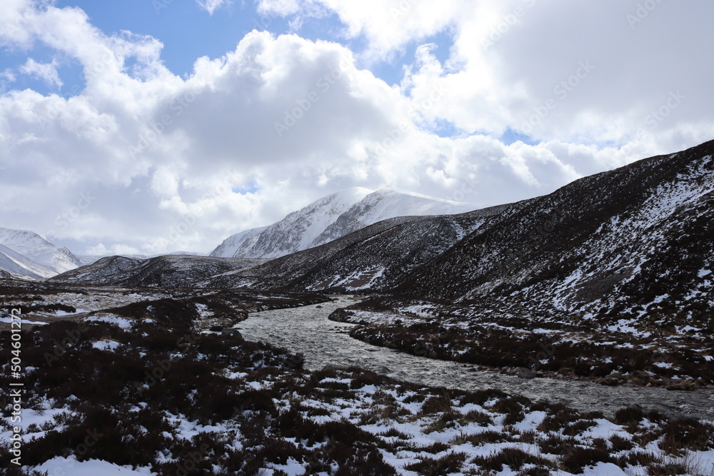 Obraz premium Glen Eanaich cairngorms sgoran dubh mor