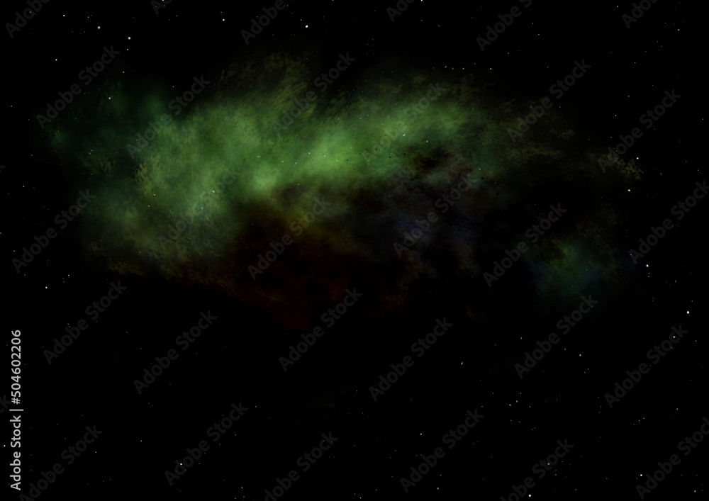 Fototapeta premium Star field in space and a nebulae