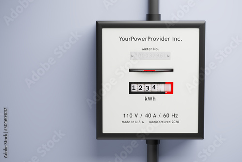 Fotografia Meter Reader on a wall