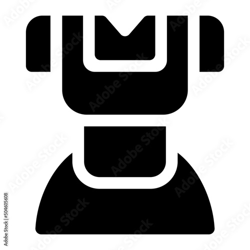 Dirndl Glyph Icon Vector