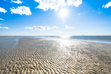 Foto auf Acrylglas Nordsee Ebbe in der Nordsee  © robertdering