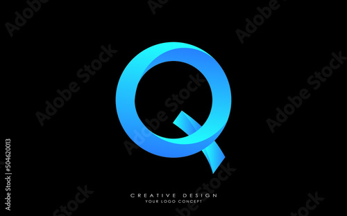 Q letter logo design template vector