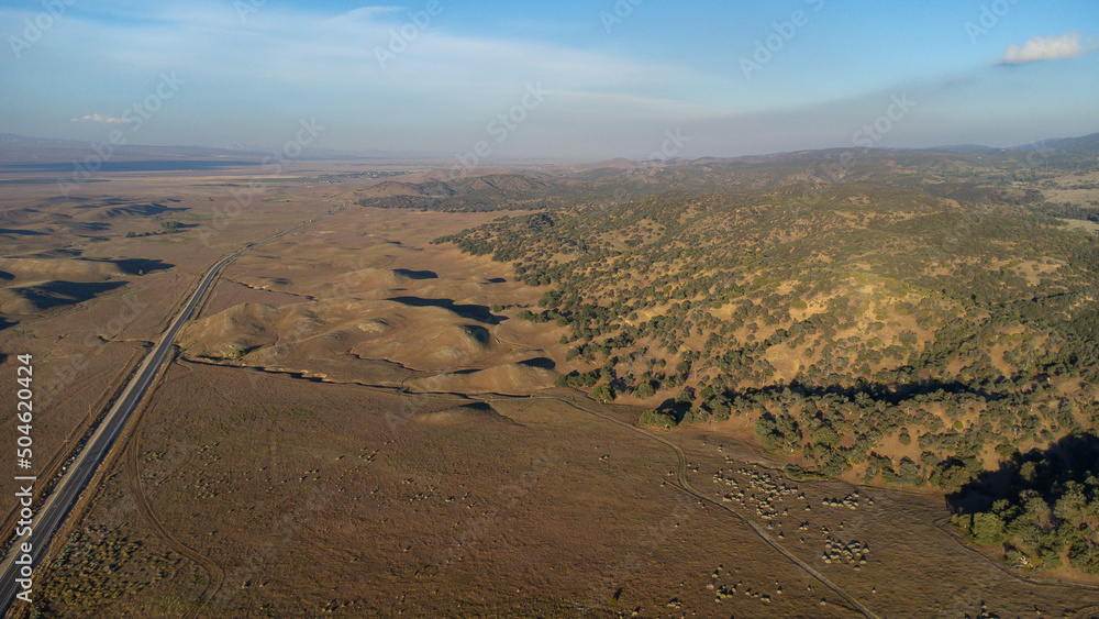Aerial View of Antelope Valley near Sandberg