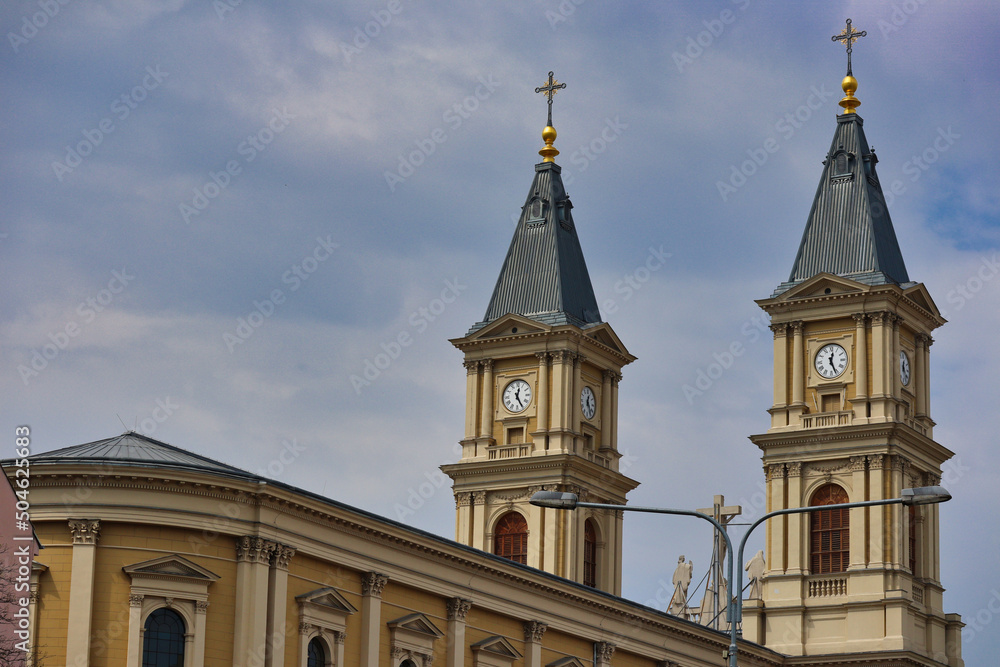 Fototapeta premium street photography in the city of Ostrava in the Czech Republic