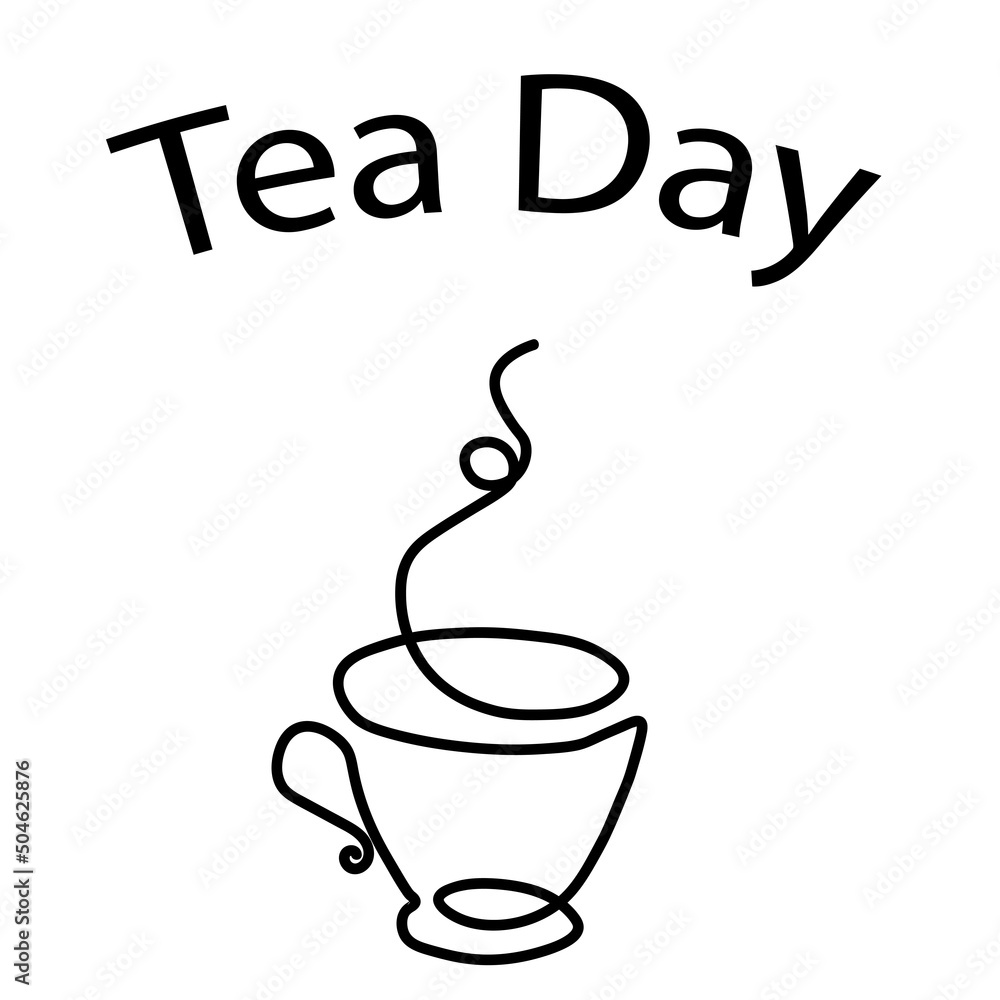 International Tea Day Vector illustration International Tea Day Vector illustration