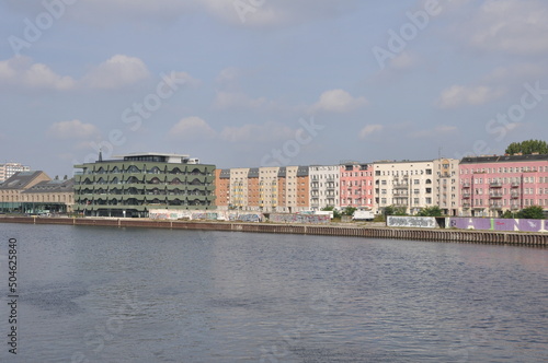 Panoramica del rio Spree en Berlin  photo