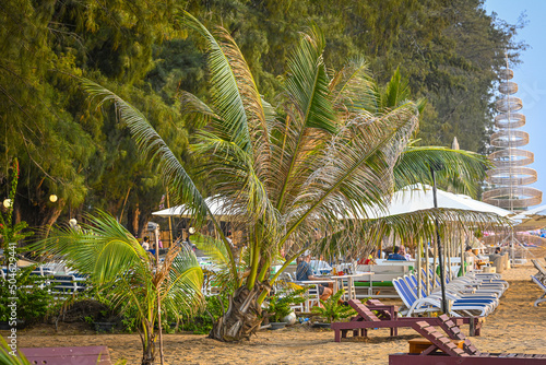 Bacco Beach in Jomtien Satthaip, Chon Buri, Thailand, ein sehr gutes italienisches Restaurant direkt am Strand