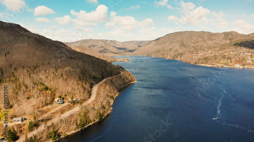 The Mountain Range of Cape Breton seen from Victoria,Nova Scotia