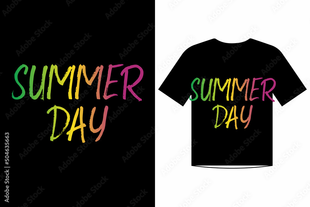 Naklejka premium Summer party t shirt design template vector for summer day and summer party time