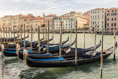 Gondolas around Venice © LugonesLeandro