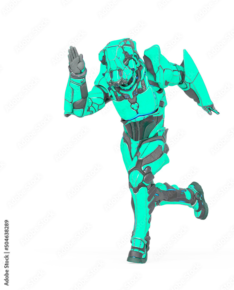 man in an armored nano tech suit is running fast man in an armored nano tech suit is running fast