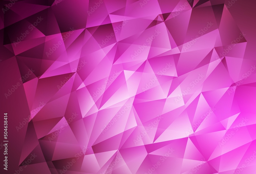 Light Pink vector background with polygonal style. Light Pink vector background with polygonal style.