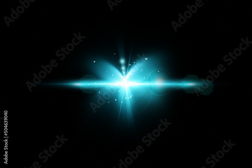 Wallpaper Mural Realistic lens flare lights effect on black background	
 Torontodigital.ca