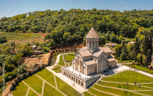 Aerial view of Bodbe Convent in Sighnaghi photo