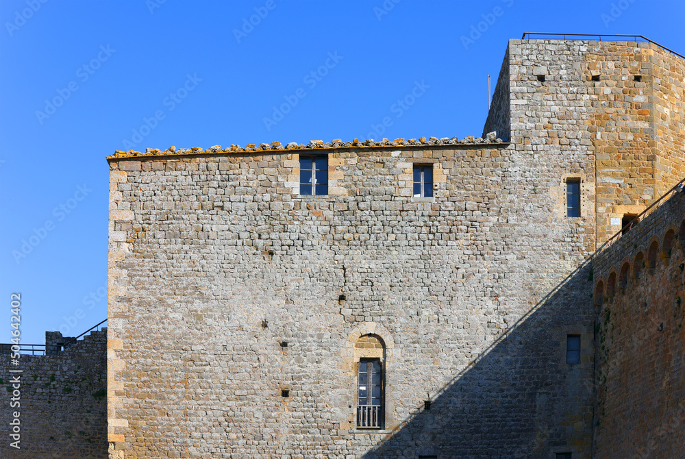 Medieval fortress of Montalcino, Tuscany, Italy, Europe