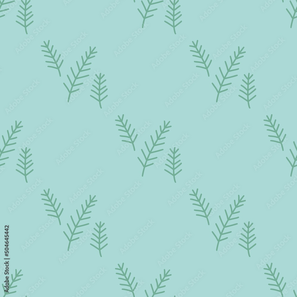 Floral seamless leaves branches pattern for fabrics and packaging and gifts and linens and kids and wrapping paper Floral seamless leaves branches pattern for fabrics and packaging and gifts and linens and kids and wrapping paper