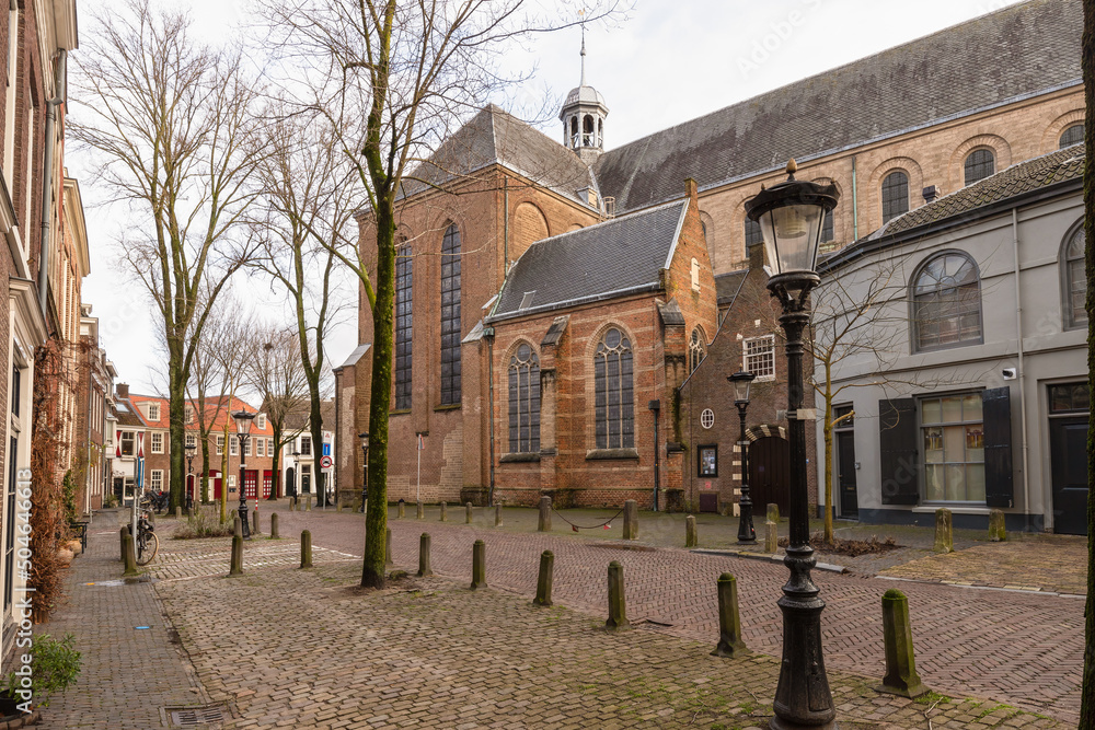 Fototapeta premium Peter's Church in the center of the city of Utrecht in the Netherlands.