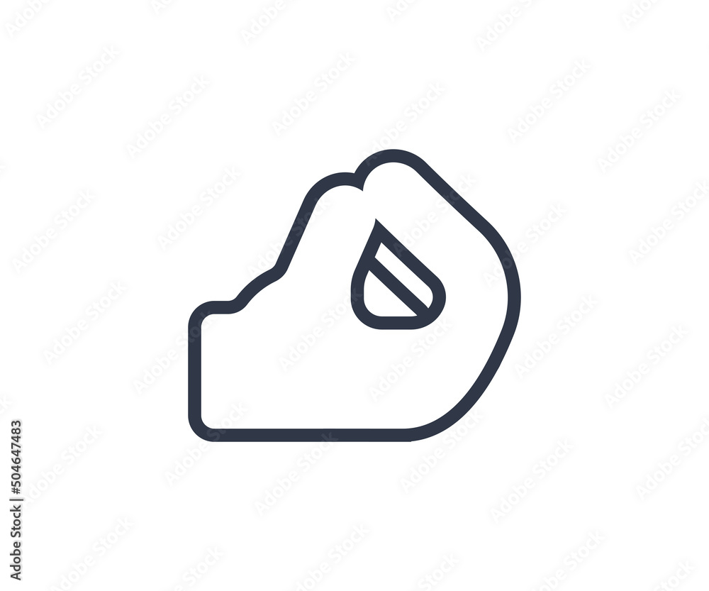 Pinched Fingers Gesture Emoticon. Vector Pinched Fingers Emoji vector de Stock Adobe Stock