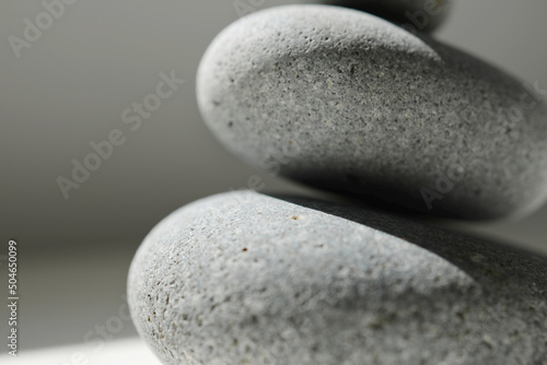 Canvas Print Cairn galets zen