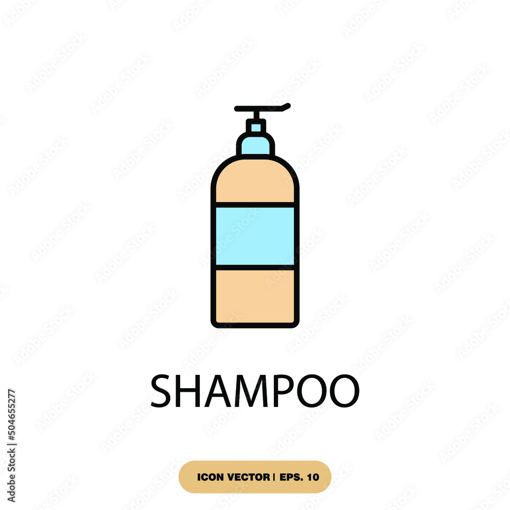shampoo icons symbol vector elements for infographic web shampoo icons symbol vector elements for infographic web