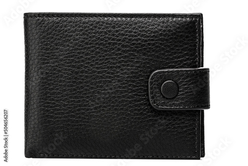 leather wallet isolated on white