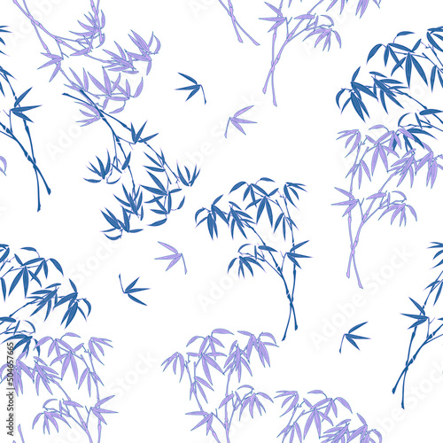 Bamboo all over seamless repeat pattern