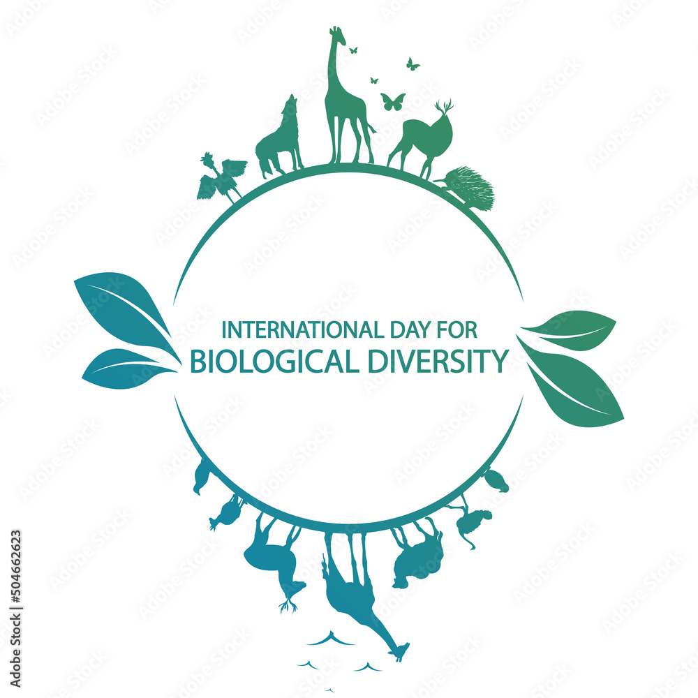 International Day for Biological Diversity logo, vector art ...