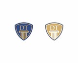 Letter DT, Law Logo Vector 001