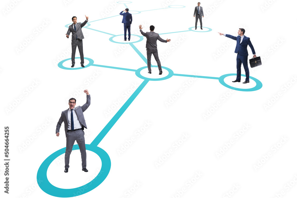 Concept of networking in the business Concept of networking in the business